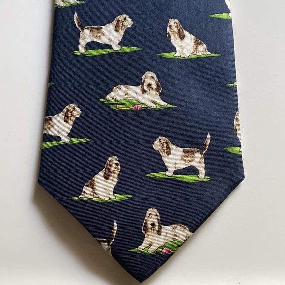 PBGV Silk NWT Tie (Buddy Holly) - Picture 1 of 6